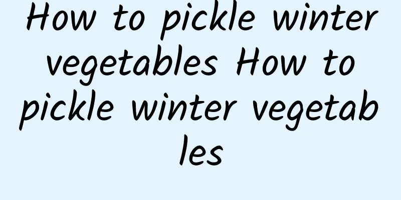 How to pickle winter vegetables How to pickle winter vegetables