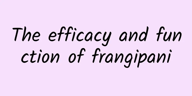 The efficacy and function of frangipani