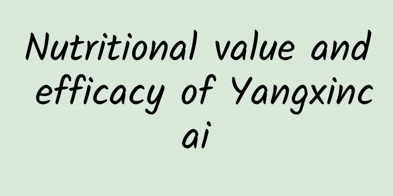 Nutritional value and efficacy of Yangxincai