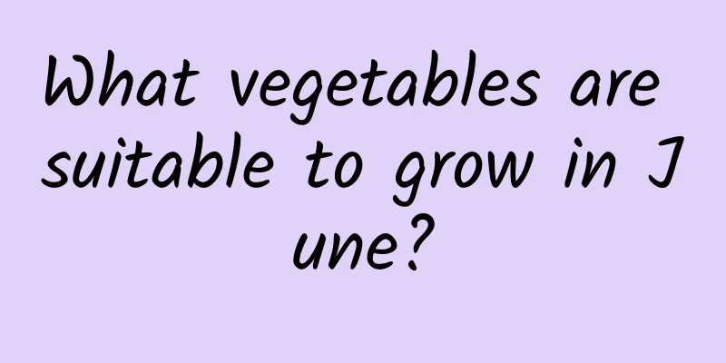 What vegetables are suitable to grow in June?