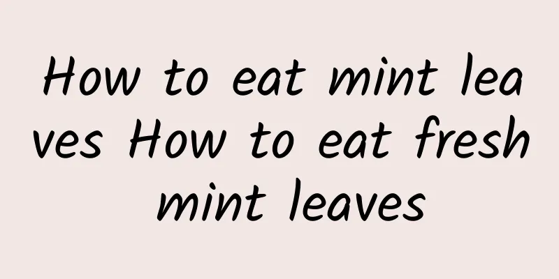 How to eat mint leaves How to eat fresh mint leaves