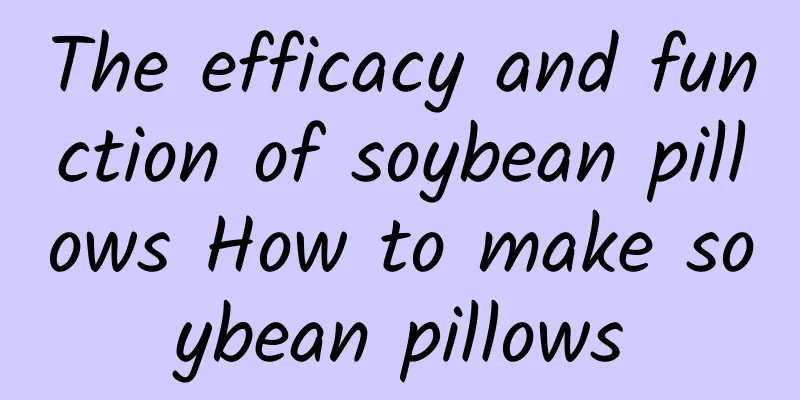 The efficacy and function of soybean pillows How to make soybean pillows