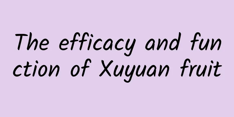 The efficacy and function of Xuyuan fruit