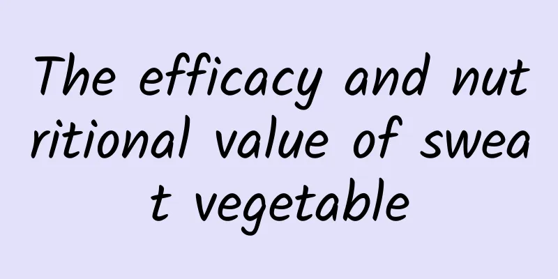 The efficacy and nutritional value of sweat vegetable