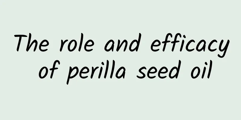 The role and efficacy of perilla seed oil