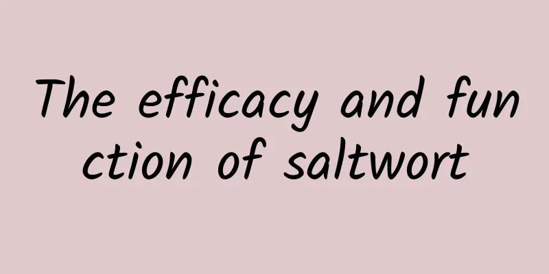 The efficacy and function of saltwort