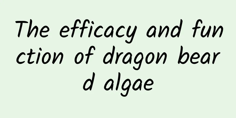 The efficacy and function of dragon beard algae