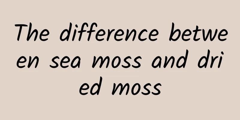 The difference between sea moss and dried moss