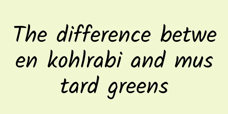 The difference between kohlrabi and mustard greens