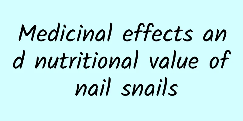 Medicinal effects and nutritional value of nail snails