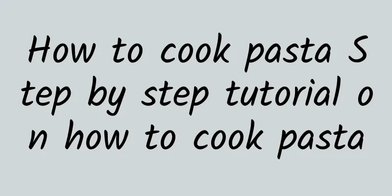 How to cook pasta Step by step tutorial on how to cook pasta