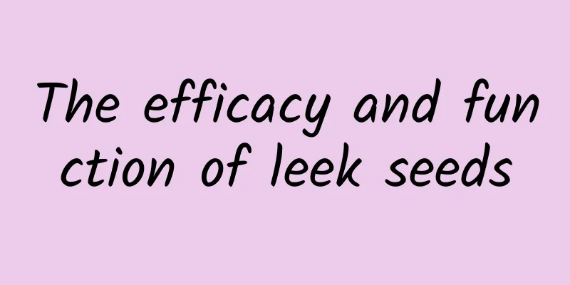 The efficacy and function of leek seeds