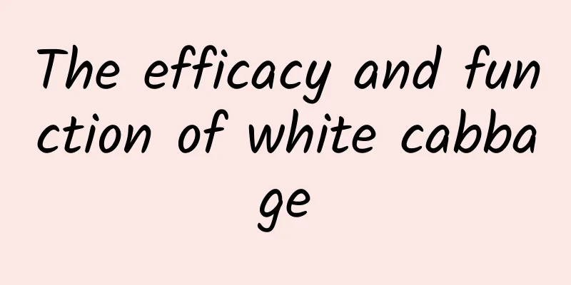 The efficacy and function of white cabbage