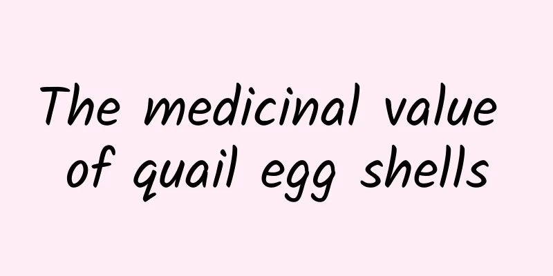 The medicinal value of quail egg shells