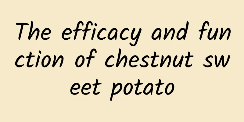 The efficacy and function of chestnut sweet potato