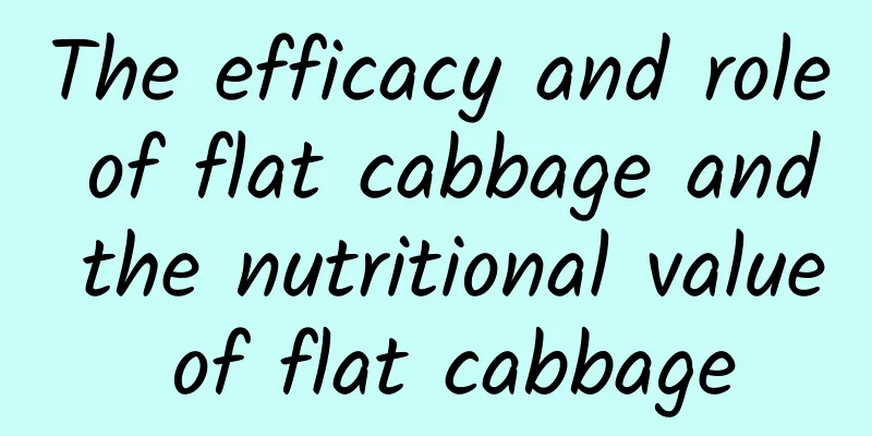 The efficacy and role of flat cabbage and the nutritional value of flat cabbage