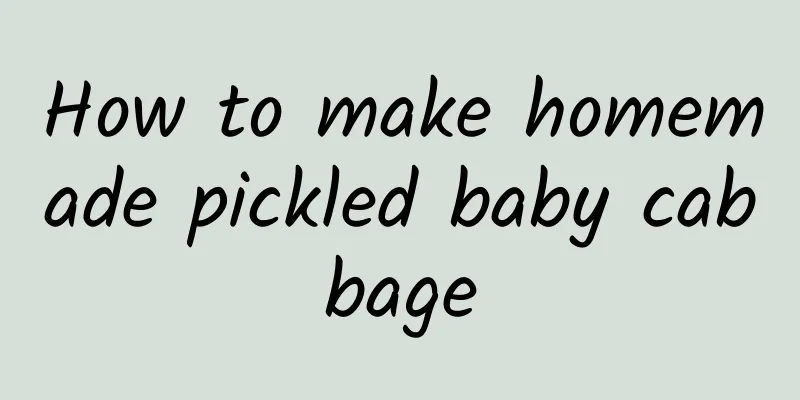 How to make homemade pickled baby cabbage