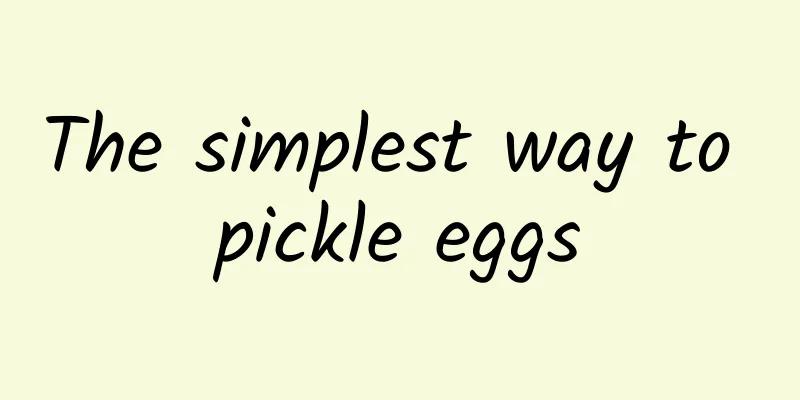 The simplest way to pickle eggs