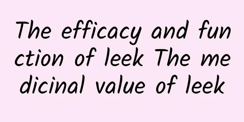 The efficacy and function of leek The medicinal value of leek