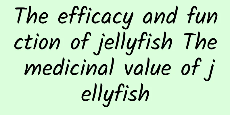 The efficacy and function of jellyfish The medicinal value of jellyfish