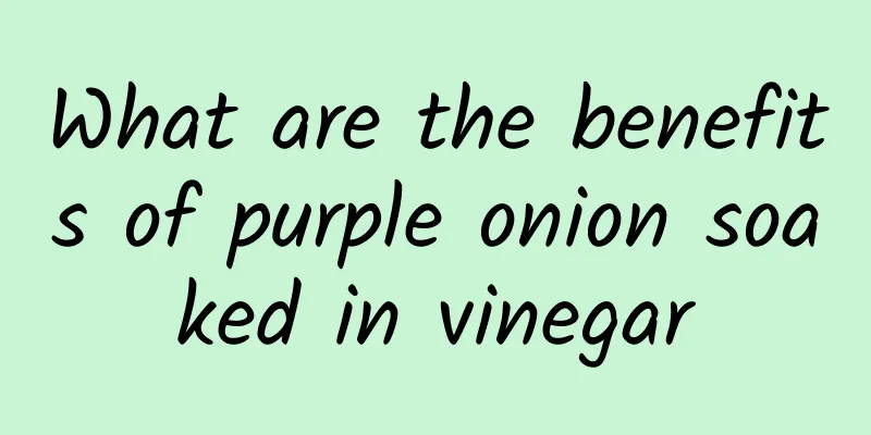 What are the benefits of purple onion soaked in vinegar