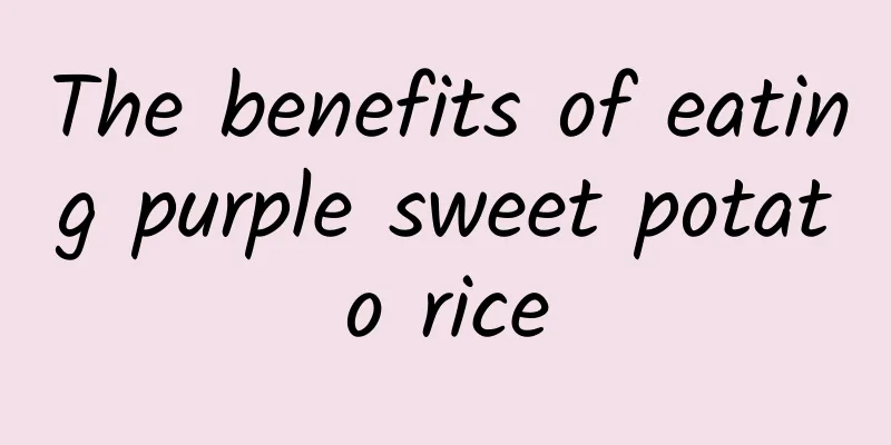 The benefits of eating purple sweet potato rice