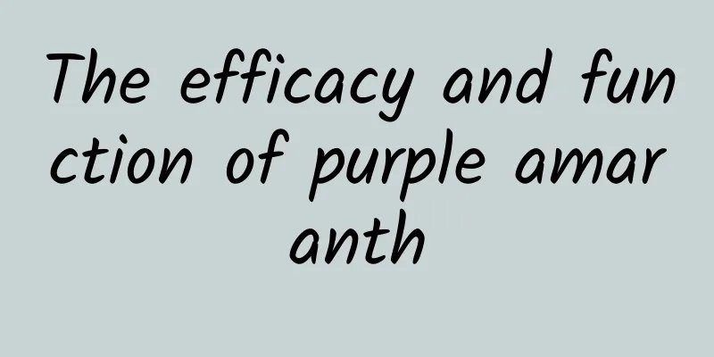 The efficacy and function of purple amaranth