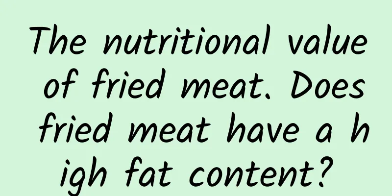 The nutritional value of fried meat. Does fried meat have a high fat content?