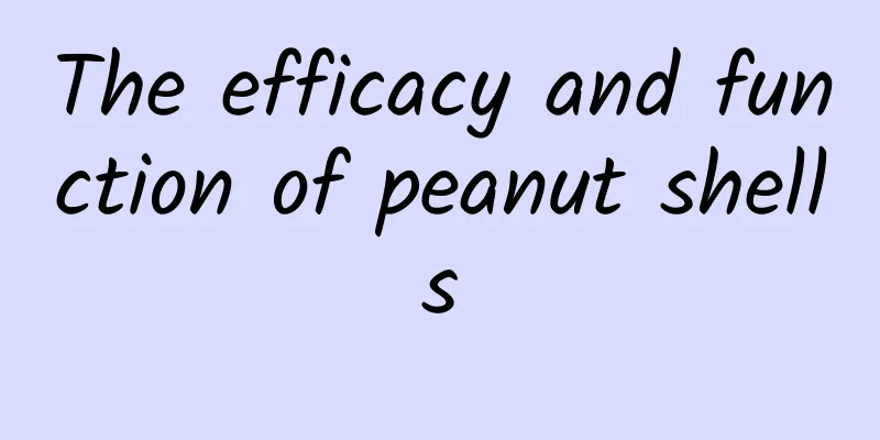 The efficacy and function of peanut shells