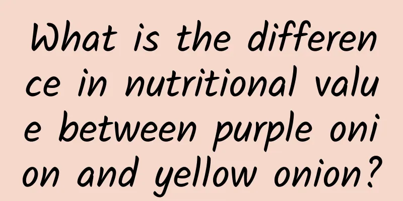 What is the difference in nutritional value between purple onion and yellow onion?