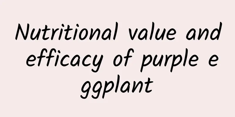 Nutritional value and efficacy of purple eggplant