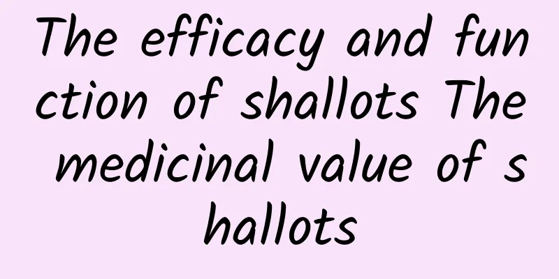 The efficacy and function of shallots The medicinal value of shallots