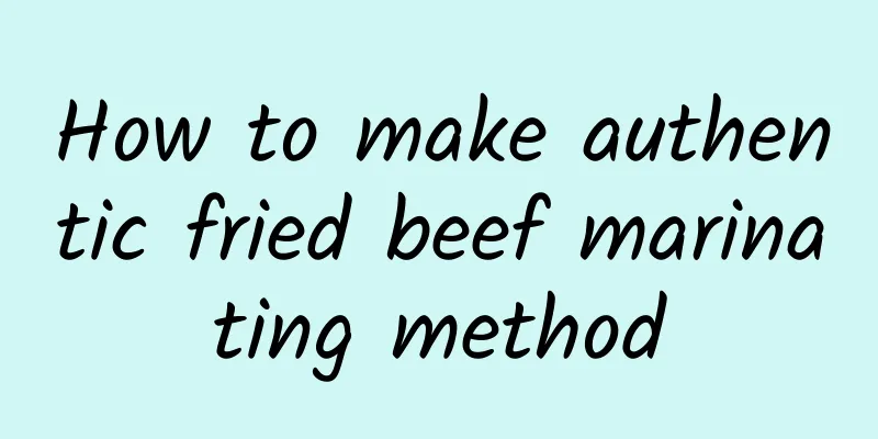 How to make authentic fried beef marinating method