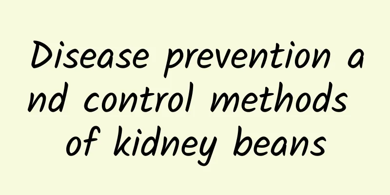 Disease prevention and control methods of kidney beans