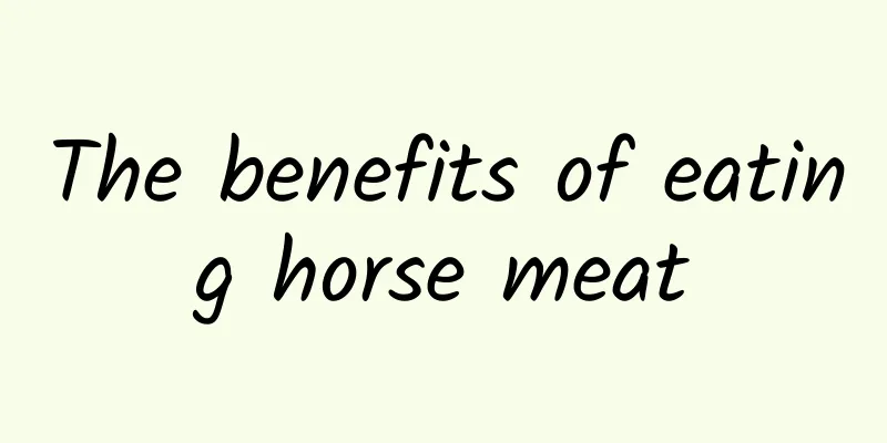 The benefits of eating horse meat