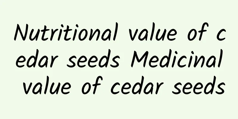 Nutritional value of cedar seeds Medicinal value of cedar seeds