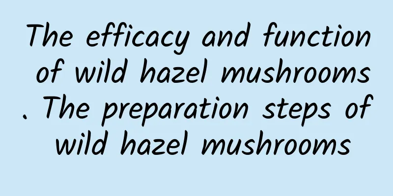 The efficacy and function of wild hazel mushrooms. The preparation steps of wild hazel mushrooms