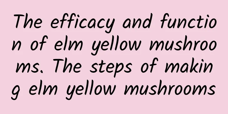 The efficacy and function of elm yellow mushrooms. The steps of making elm yellow mushrooms