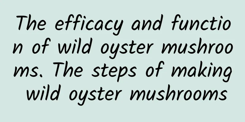 The efficacy and function of wild oyster mushrooms. The steps of making wild oyster mushrooms