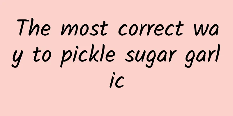 The most correct way to pickle sugar garlic