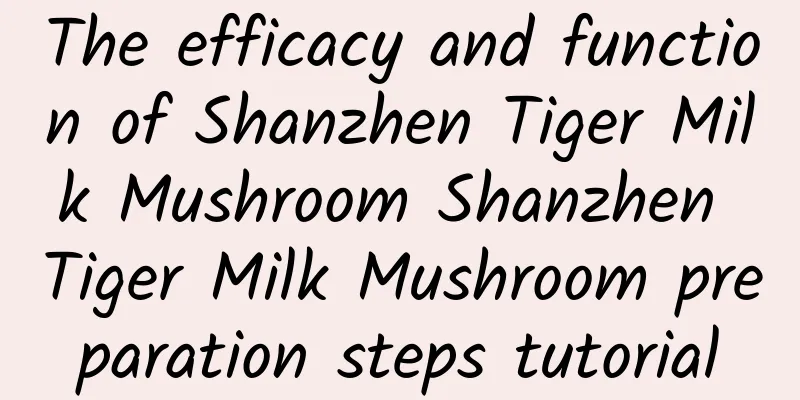 The efficacy and function of Shanzhen Tiger Milk Mushroom Shanzhen Tiger Milk Mushroom preparation steps tutorial