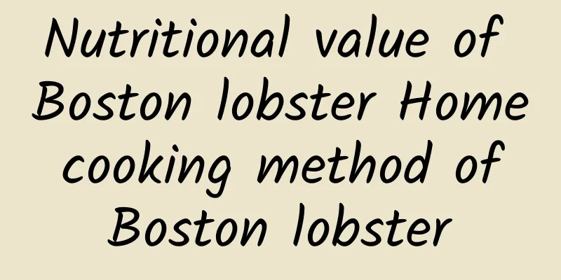 Nutritional value of Boston lobster Home cooking method of Boston lobster