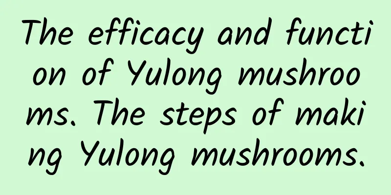 The efficacy and function of Yulong mushrooms. The steps of making Yulong mushrooms.