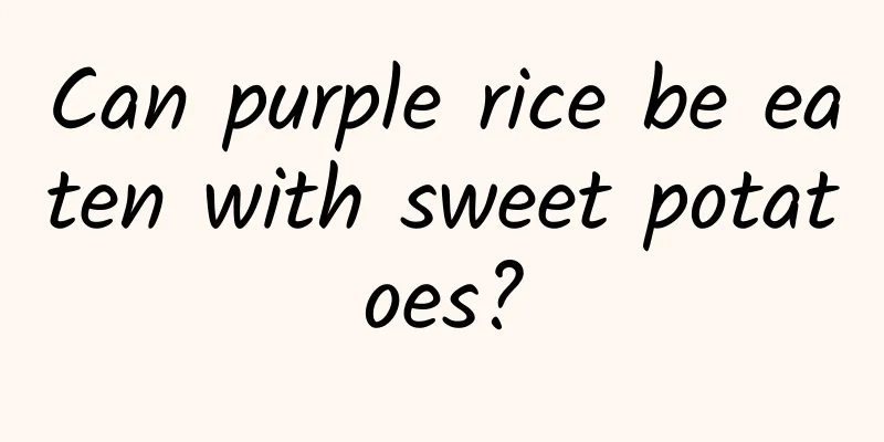 Can purple rice be eaten with sweet potatoes?