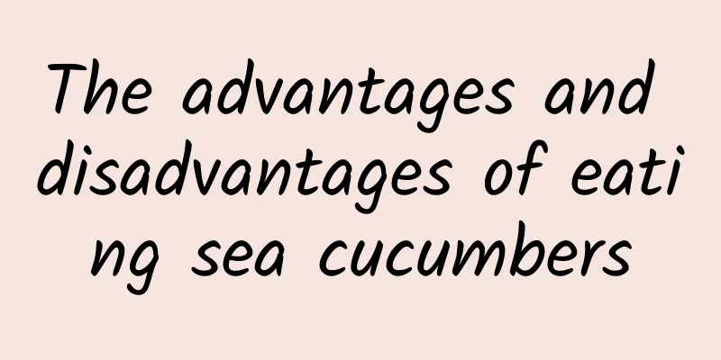 The advantages and disadvantages of eating sea cucumbers