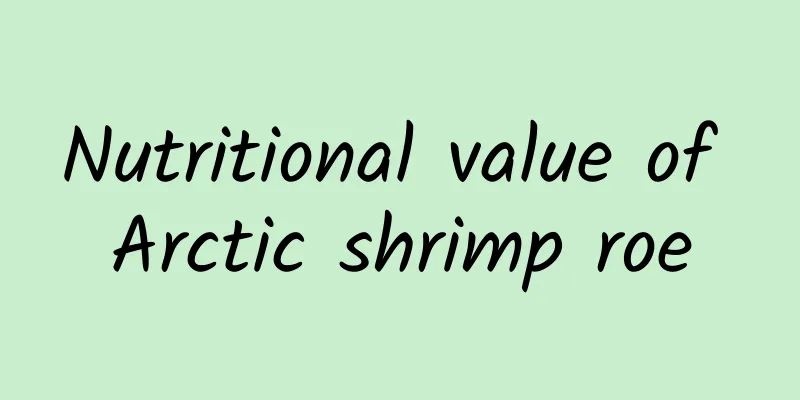 Nutritional value of Arctic shrimp roe