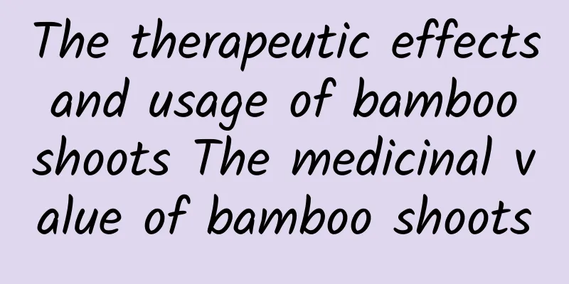 The therapeutic effects and usage of bamboo shoots The medicinal value of bamboo shoots