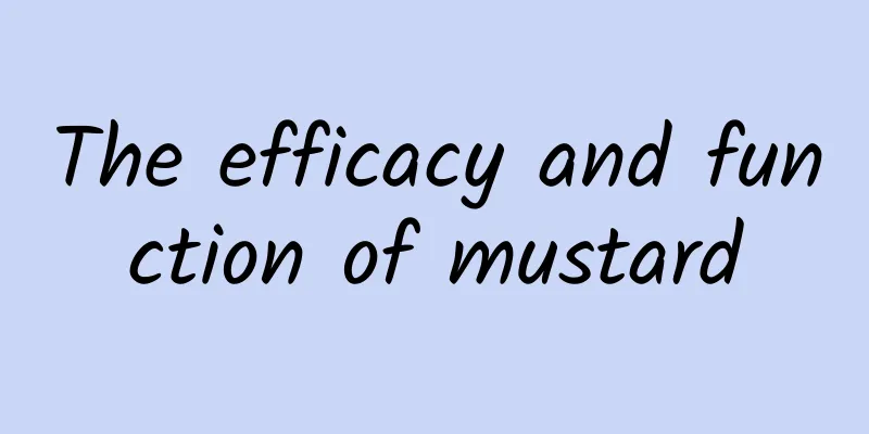 The efficacy and function of mustard