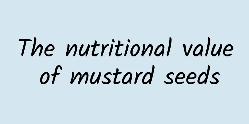 The nutritional value of mustard seeds