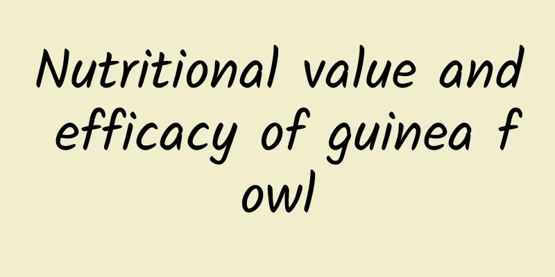 Nutritional value and efficacy of guinea fowl